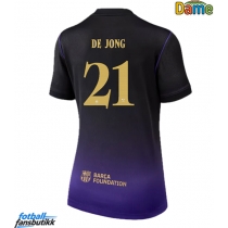 Barcelona Frenkie de Jong #21 Bortedrakt Dame 2026-27 Kortermet